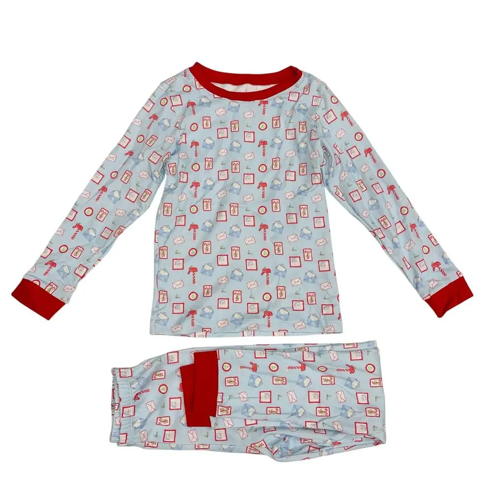 NWT James & Lottie Size 5 Letters to Santa Pajamas